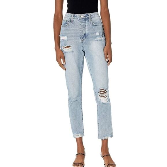 Sam Edelman Jeans Stiletto Straight High Rise Light Size 10 - Picture 1 of 8